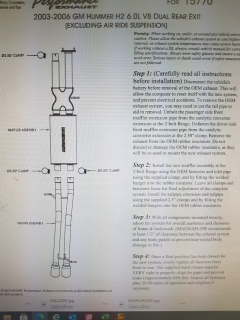 Auspuffanlage - Exhaust Systems  Hummer H2  03-06